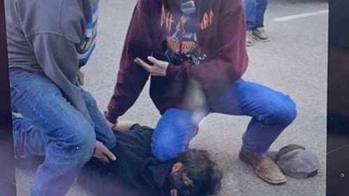 'The Principal Never Does Anything': Colorado High School Under Fire After Photo Emerges of Student's Face Covered In Soot While Reenacting George Floyd's Death