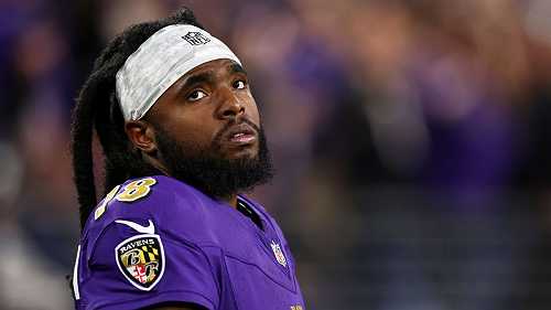 Ravens' Harbaugh coy on future of WR Johnson