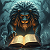 Poetry: In shadowed vaults where candles weep, a hornèd sovereign bends to read— his claws like...