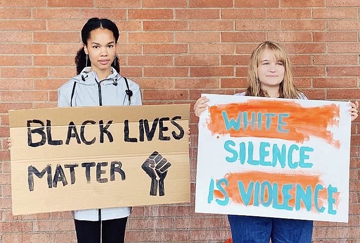 The future is in conscious hands. Proud to see the younger generation standing shoulder to shoulder...